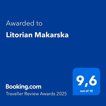 Litorian Makarska Appartement Buitenkant foto